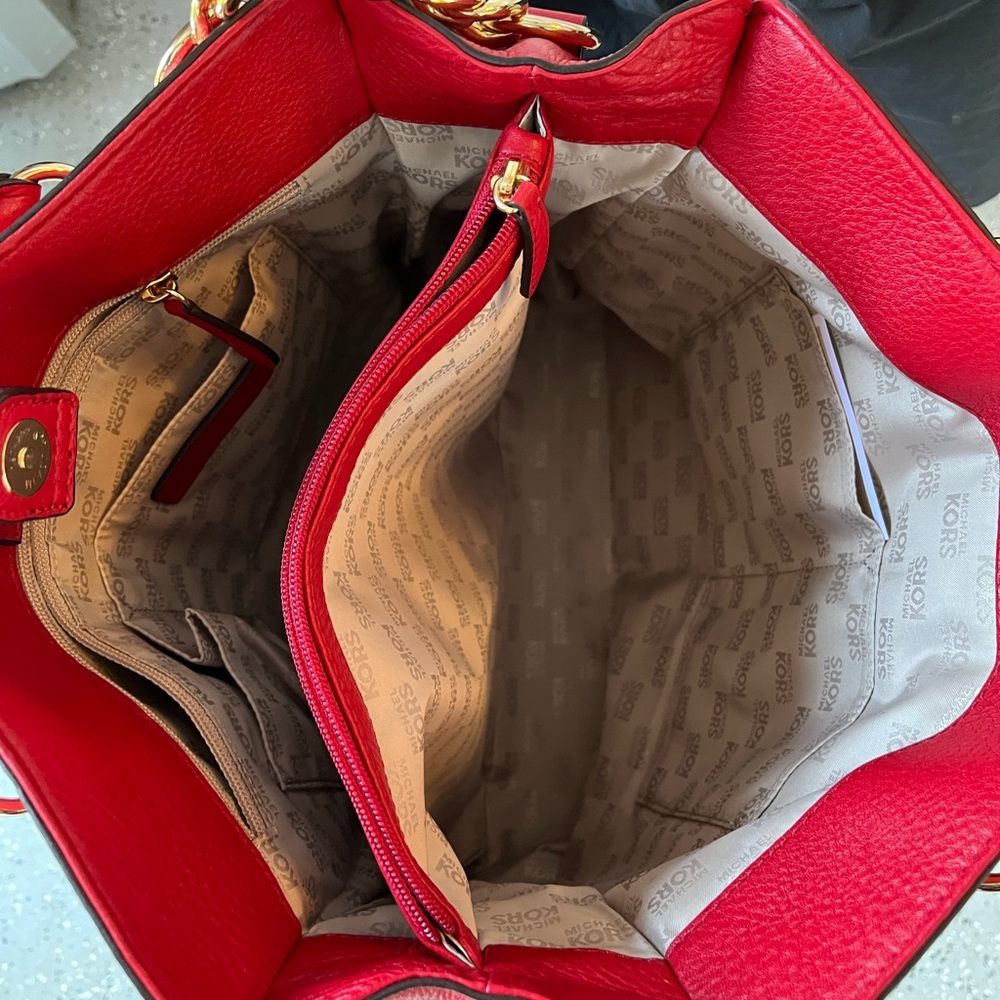 MICHAEL Michael Kors Cherry Red Tote - Picture 11 of 11
